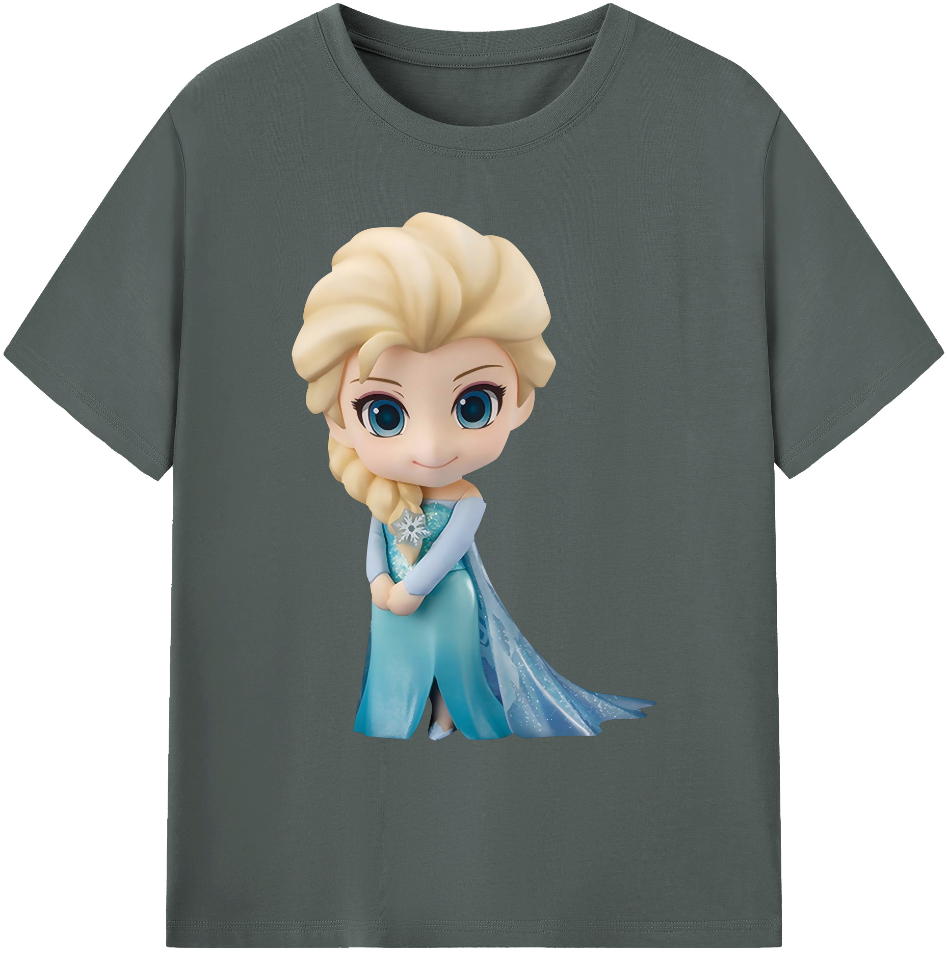 （画像用） アナと雪の女王 アンナ エルサ Frozen Anna Elsa 綿100％ メンズ半袖Tシャツ｜肌触りやわらか＆通気性